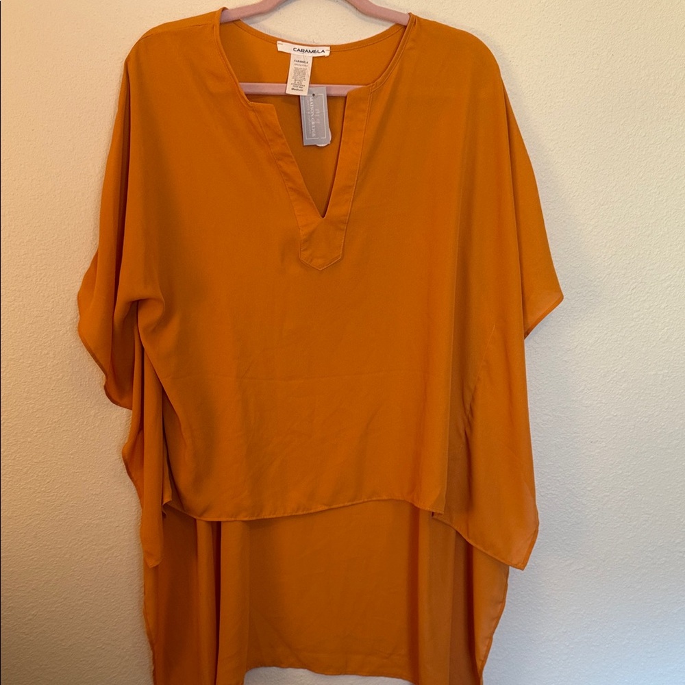 Catherine Malandrino Orange Women's Tunic Top